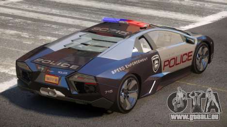 Lamborghini Reventon MS Police für GTA 4