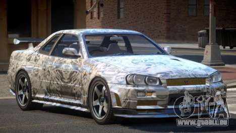 Nissan Skyline R34 SL PJ4 für GTA 4