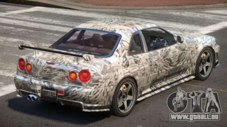 Nissan Skyline R34 SL PJ4 für GTA 4