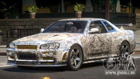 Nissan Skyline R34 SL PJ4 für GTA 4