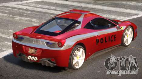 Ferrari 458 TR Police pour GTA 4