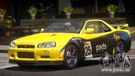 Nissan Skyline R34 GT-Style PJ5 pour GTA 4