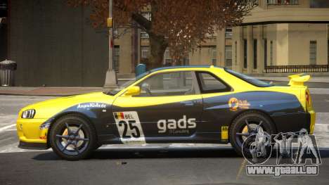 Nissan Skyline R34 GT-Style PJ5 pour GTA 4