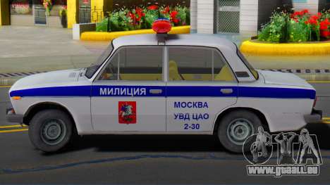 VAZ 2106 Police in Moskau für GTA San Andreas