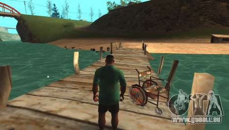 Mystère des fauteuils roulants de la Lagune Pêch pour GTA San Andreas