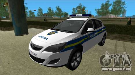 Die Kroatische Polizei Opel Astra für GTA Vice City
