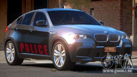 BMW X6M GL Police pour GTA 4