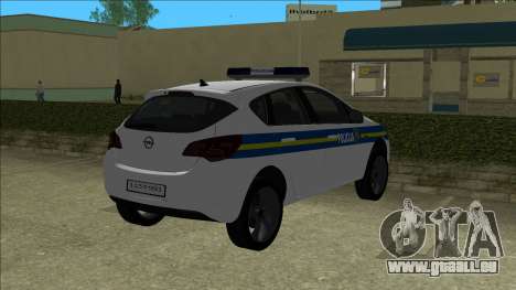 Die Kroatische Polizei Opel Astra für GTA Vice City