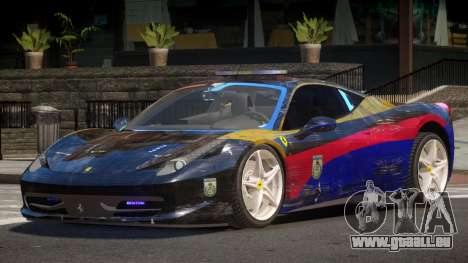 Ferrari 458 SR Police pour GTA 4