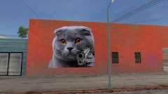 Peinture murale del gato kakkoí pour GTA San Andreas