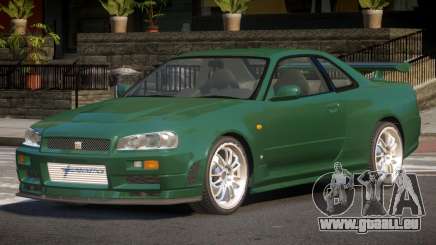 Nissan Skyline R34 GTR V1.0 für GTA 4