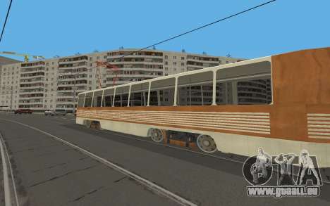 Tram KTM-5M3 de le jeu City car Driving pour GTA San Andreas