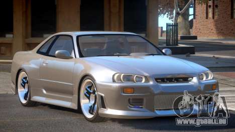 1998 Nissan Skyline R34 pour GTA 4