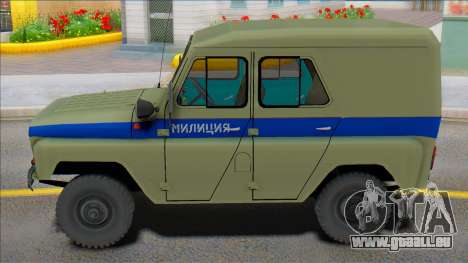 Uaz-469 Leningrad Police pour GTA San Andreas