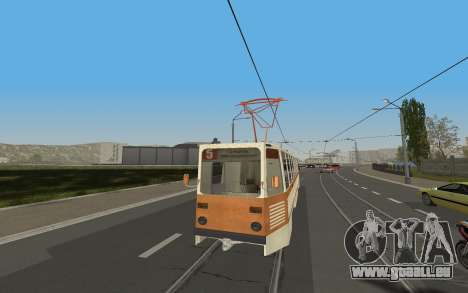 Straßenbahn-KTM-5M3 aus dem Spiel City Car Drivi für GTA San Andreas