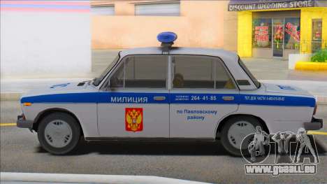 Vaz 2106 PPP Police pour GTA San Andreas