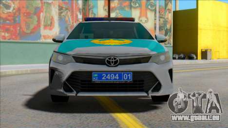 Toyota Camry 2015 Kasachstan Polizei für GTA San Andreas