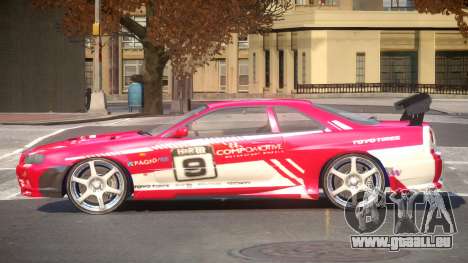 Nissan Skyline R34 BS PJ4 für GTA 4