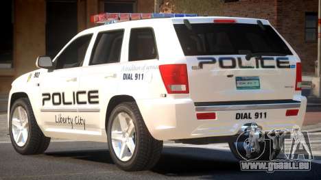 Jeep Grand Cherokee Police V1.0 pour GTA 4