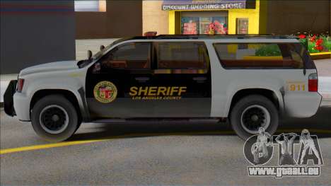 2007 Chevrolet Suburban Sheriff (Granger style) pour GTA San Andreas