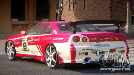 Nissan Skyline R34 BS PJ4 für GTA 4