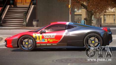 Ferrari 458 Italia GT PJ2 pour GTA 4