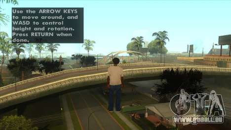 Airbreak - arrêt de temps et vol gratuit pour GTA San Andreas