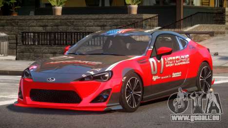 Subaru BRZ GT Sport PJ1 pour GTA 4