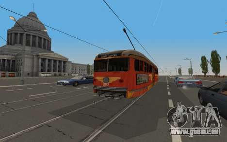 Un PCC tramway du jeu LA Noire pour GTA San Andreas