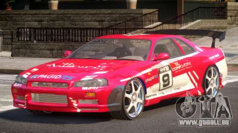 Nissan Skyline R34 BS PJ4 für GTA 4