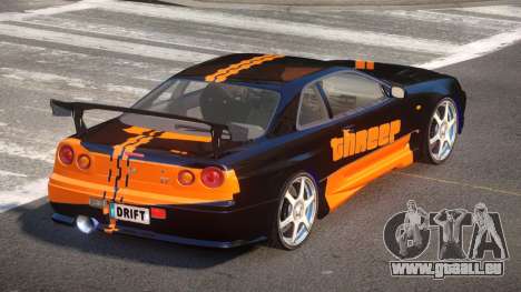 Nissan Skyline R34 BS PJ3 pour GTA 4