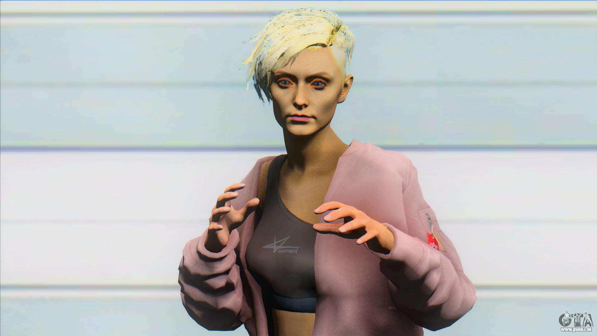 La jeune fille de NFS Chaleur pour GTA San Andreas