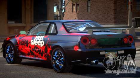 2003 Nissan Skyline R34 GT-R PJ7 für GTA 4