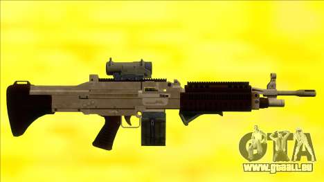 GTA V Combat MG Army All Attachments Small Mag für GTA San Andreas