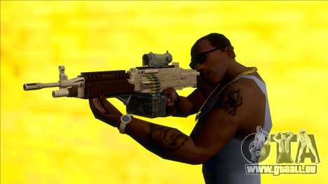 GTA V Combat MG Army All Attachments Small Mag pour GTA San Andreas