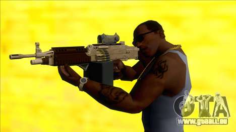 GTA V Combat MG Army All Attachments Big Mag pour GTA San Andreas