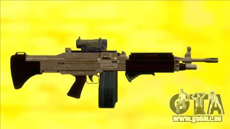 GTA V Combat MG Army All Attachments Big Mag pour GTA San Andreas