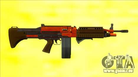 GTA V Combat MG Orange Grip Big Mag pour GTA San Andreas