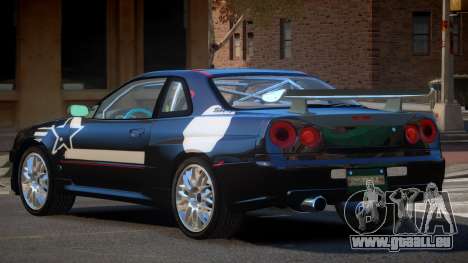 2003 Nissan Skyline R34 GT-R PJ1 pour GTA 4
