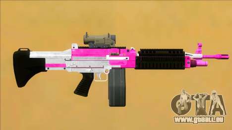 GTA V Combat MG Pink Scope Big Mag pour GTA San Andreas
