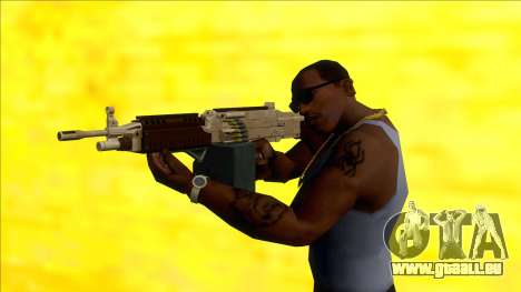 GTA V Combat MG Army Grip Big Mag pour GTA San Andreas