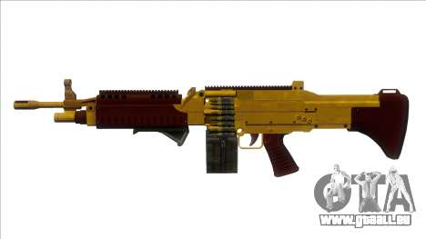 GTA V Combat MG Gold Grip Small Mag pour GTA San Andreas