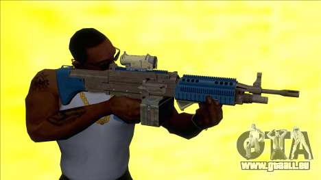 GTA V Combat MG LSPD All Attachments Small Mag pour GTA San Andreas