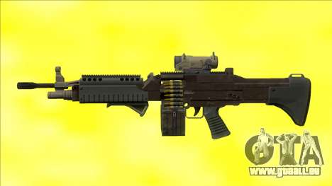 GTA V Combat MG black All Attachments Small Mag pour GTA San Andreas