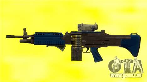 GTA V Combat MG LSPD All Attachments Small Mag pour GTA San Andreas