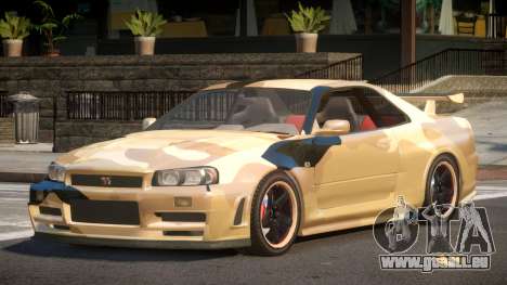 Nissan Skyline R34 GS PJ8 pour GTA 4