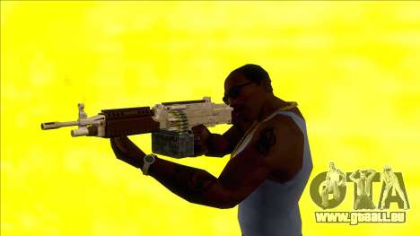 GTA V Combat MG Army Small Mag für GTA San Andreas