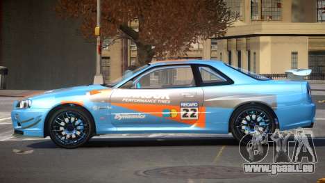 2003 Nissan Skyline R34 GT-R PJ10 für GTA 4