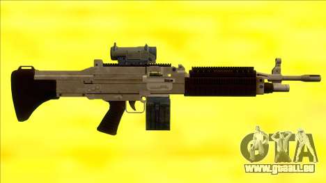 GTA V Combat MG Army Scope Small Mag für GTA San Andreas