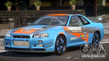 2003 Nissan Skyline R34 GT-R PJ10 für GTA 4